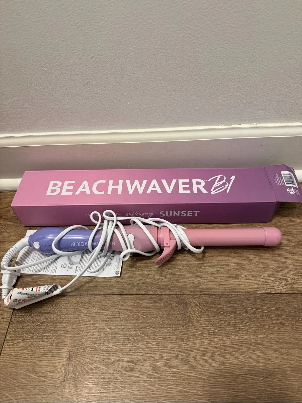 Beachwaver B1 Pink Sunset Curling Wand - 1 inch